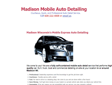 Tablet Screenshot of madisonautodetailing.com